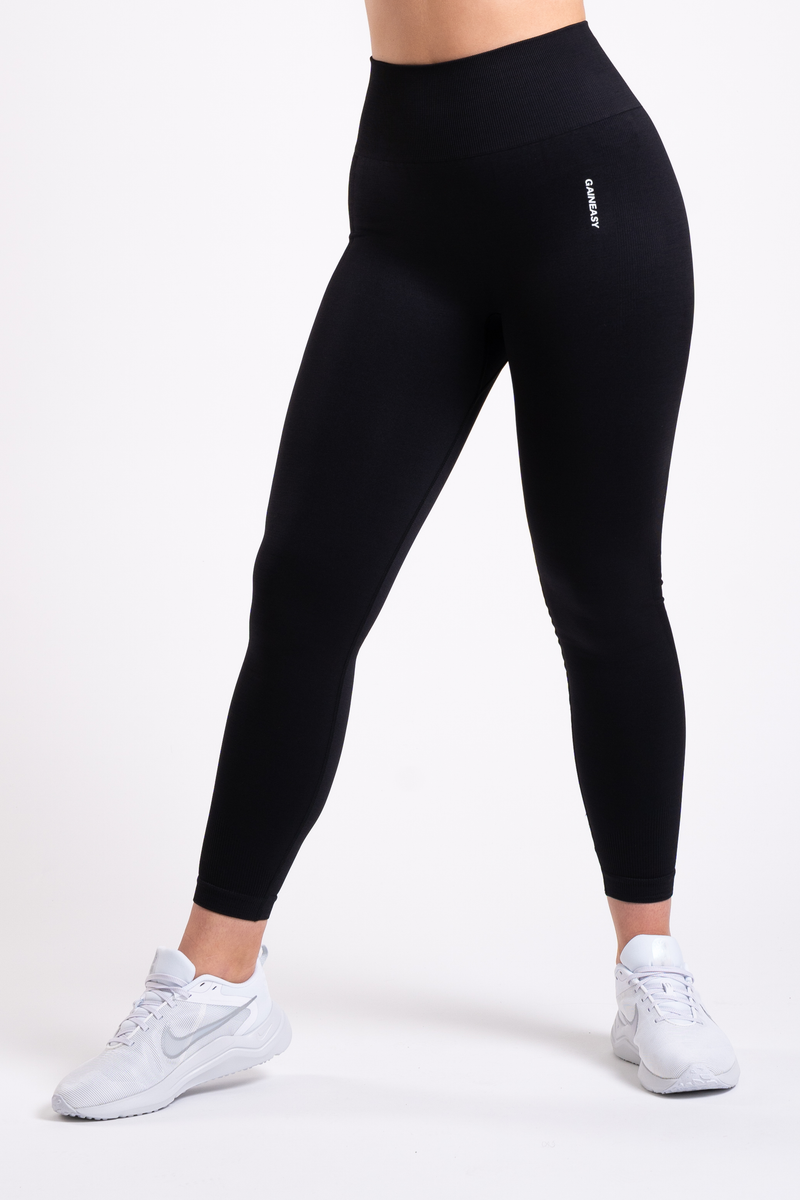 Support Seamless Leggings Onyx Black – Flex Performance